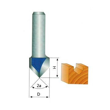 سكين نقش الخشب ذو الجودة الصناعية 'V''Router Bit 