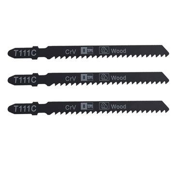 T111C 8 TPI Crv T-Shank Tooth Jig Saw Blades قطع سريع في الخشب